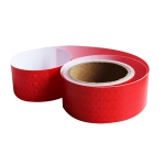 Reflective Tapes - Red Honeycomb Pattern PVC Reflective Safety Tape